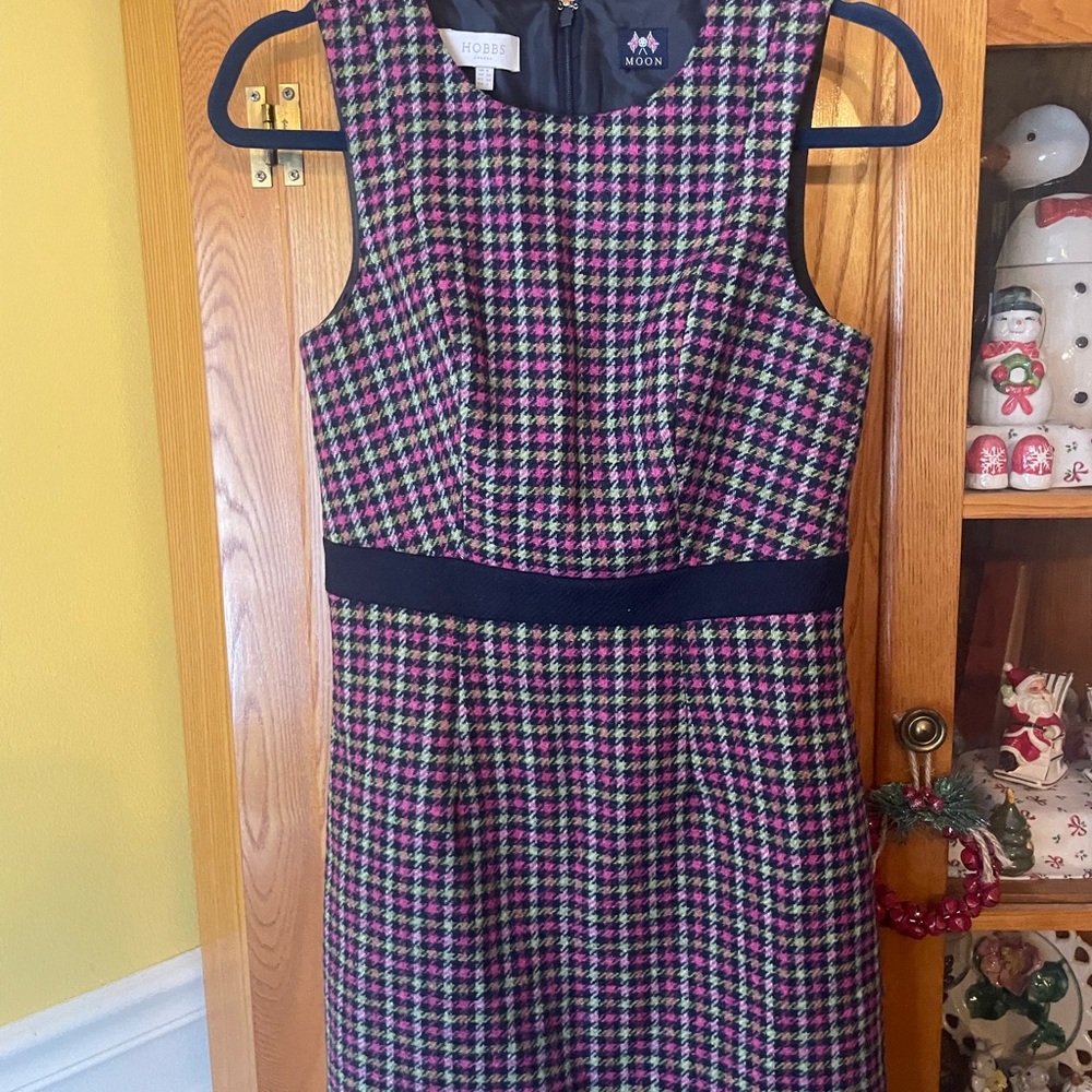 HOBBS LONDON Penelope 100% Wool Midi Dress